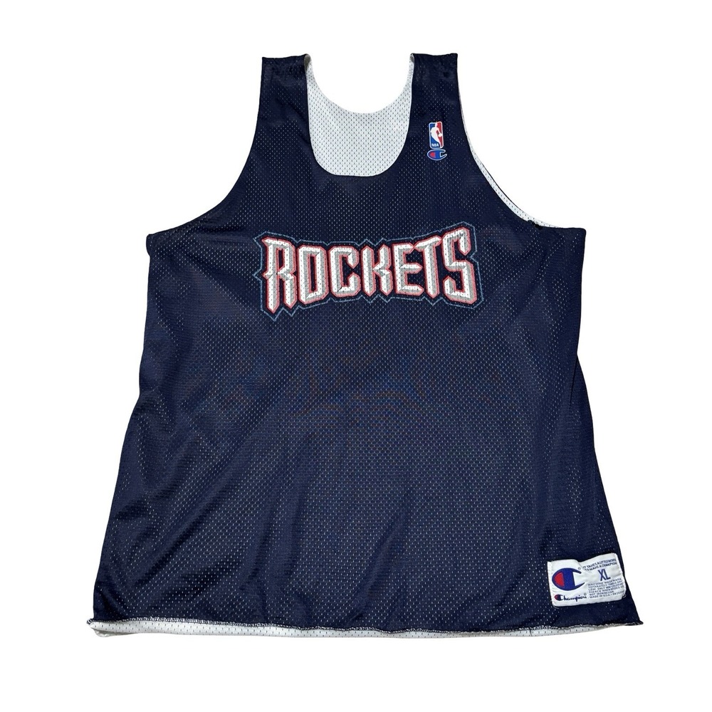 Vintage‎ Champion Men's Mesh Houston Rockets Jersey Size XL 23 x 31